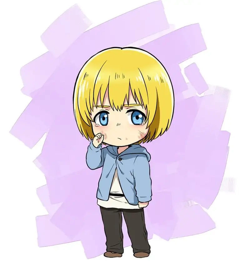 Ngắm nhìn Armin Arlert chibi dễ thương làm say mê