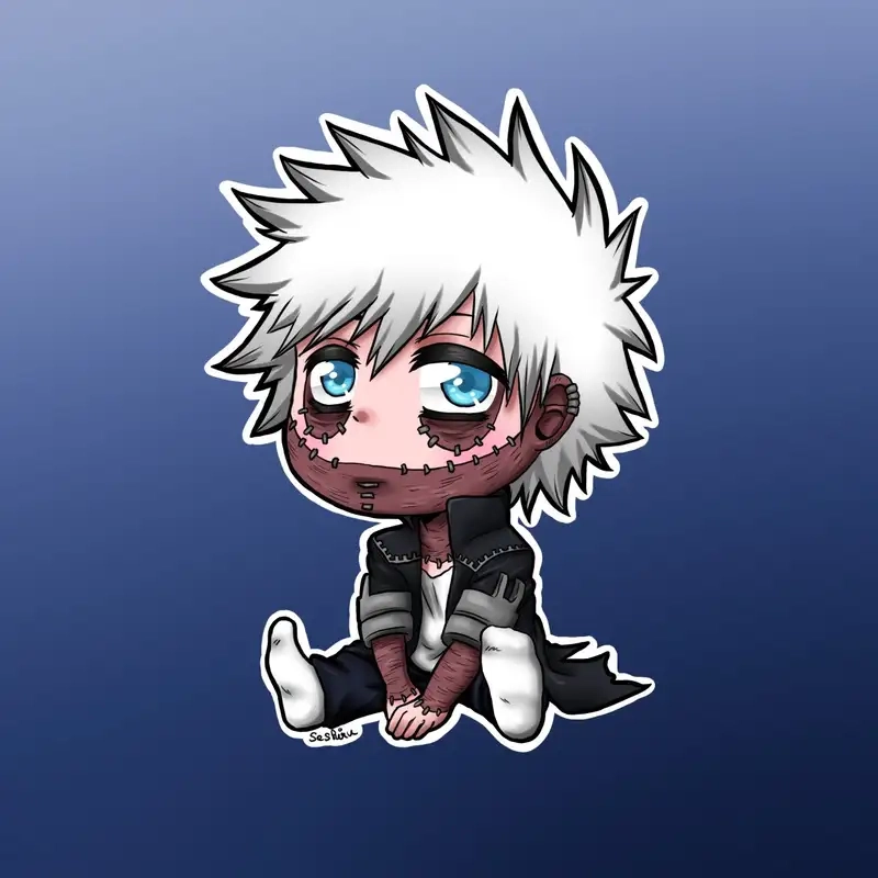 Ngắm hình chibi Dabi My Hero Academia phiên bản nhỏ