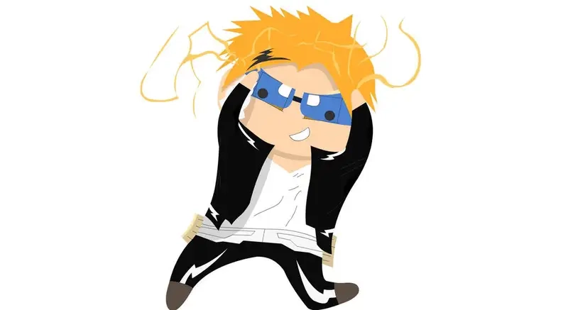 Ngắm Denki Kaminari chibi full body sinh động toàn thân