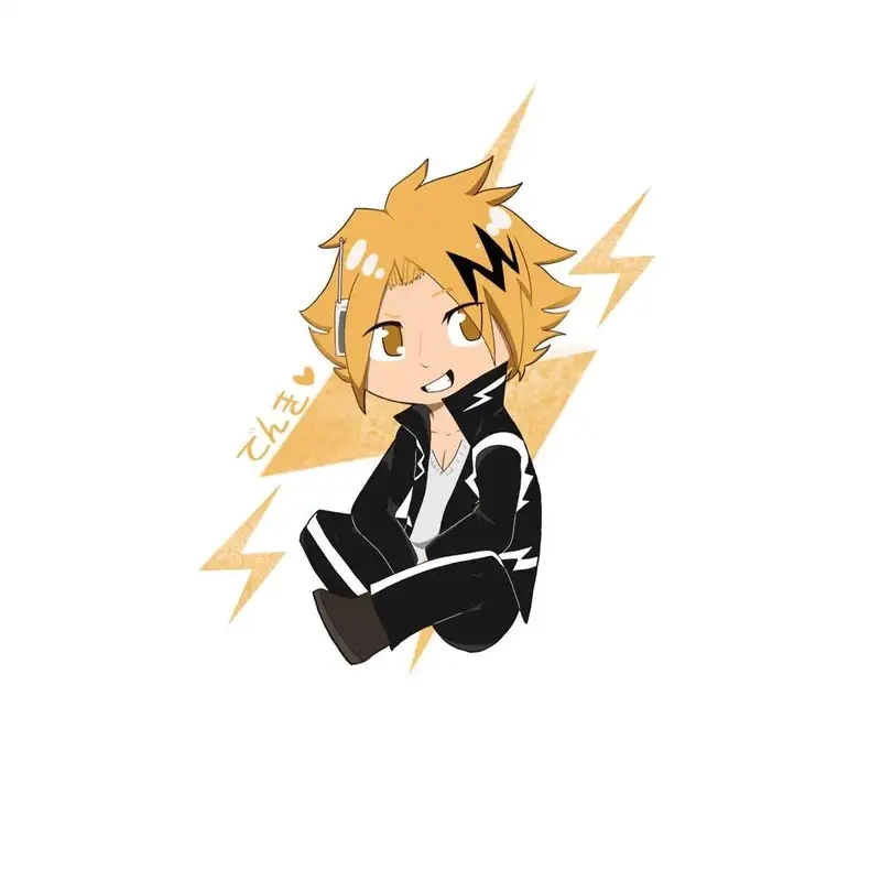 Sưu tầm Denki Kaminari chibi png dễ sử dụng