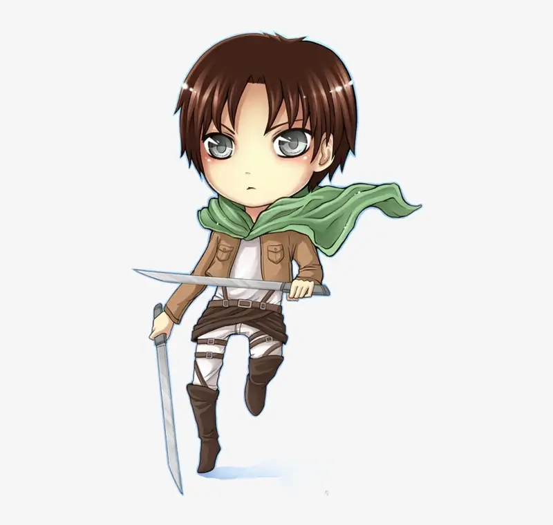 Đổi hình đại diện với avatar chibi Eren Yeager