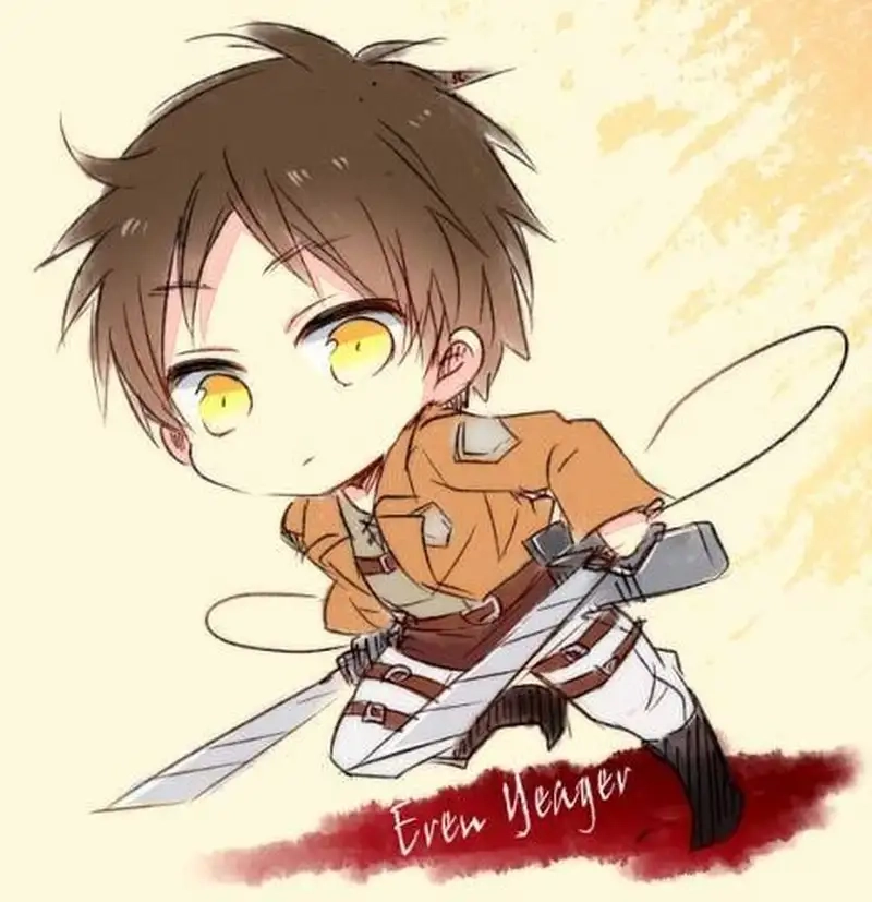 Tải ngay ảnh chibi Eren Yeager chất lượng cao