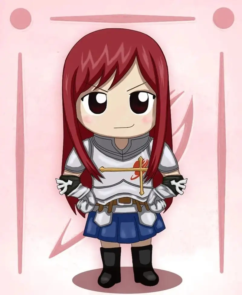 Ngắm nhìn Erza chibi Fairy Tail cực kỳ sinh động