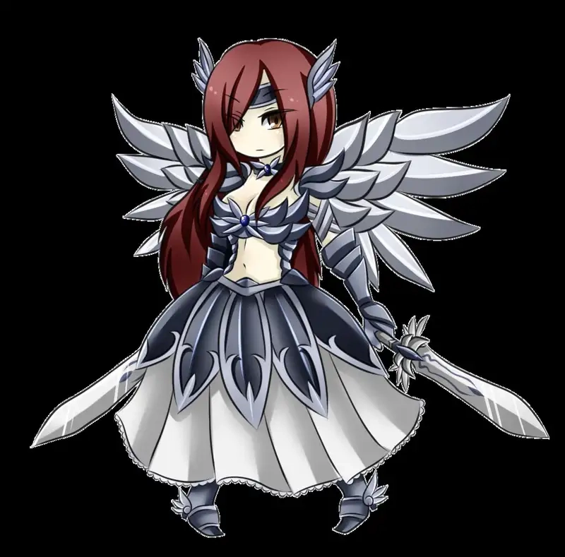 Khám phá Ảnh chibi Erza Scarlet dễ thương đầy màu sắc