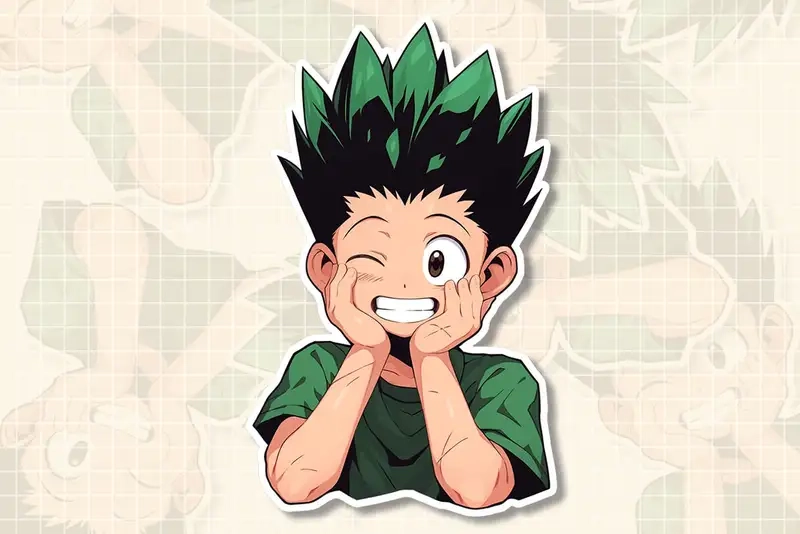 Trải nghiệm nét vẽ tuyệt đẹp từ Gon Freecss art sáng tạo