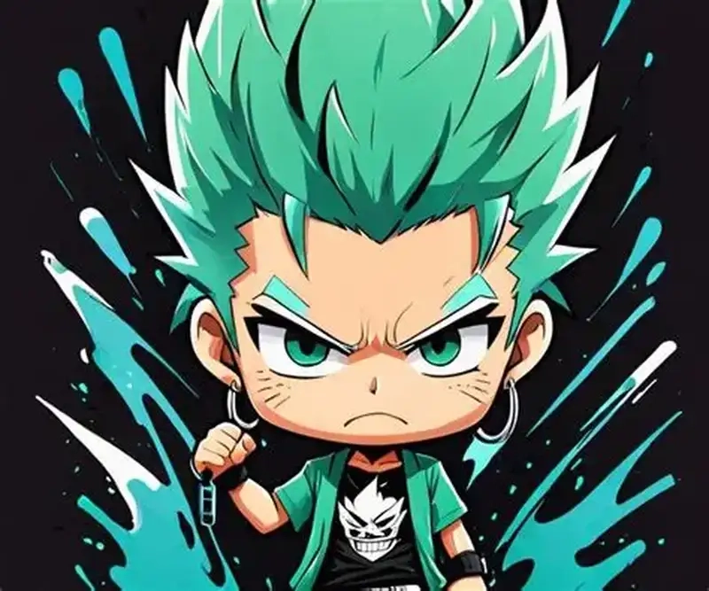Grimmjow chibi fanart đáng yêu và sống động