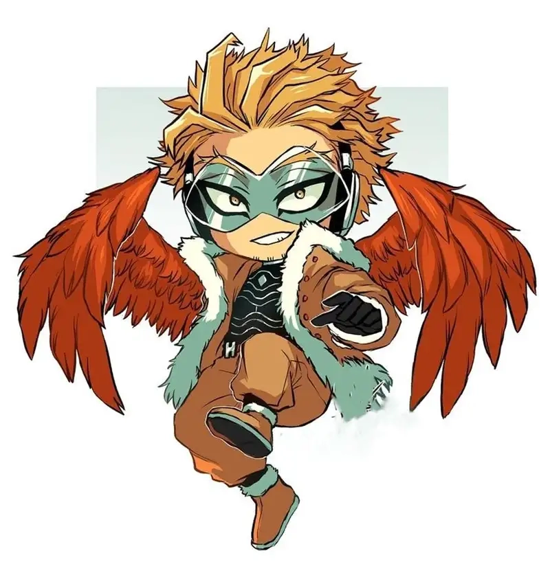 Tận hưởng Hình chibi Hawks dễ thương vui nhộn