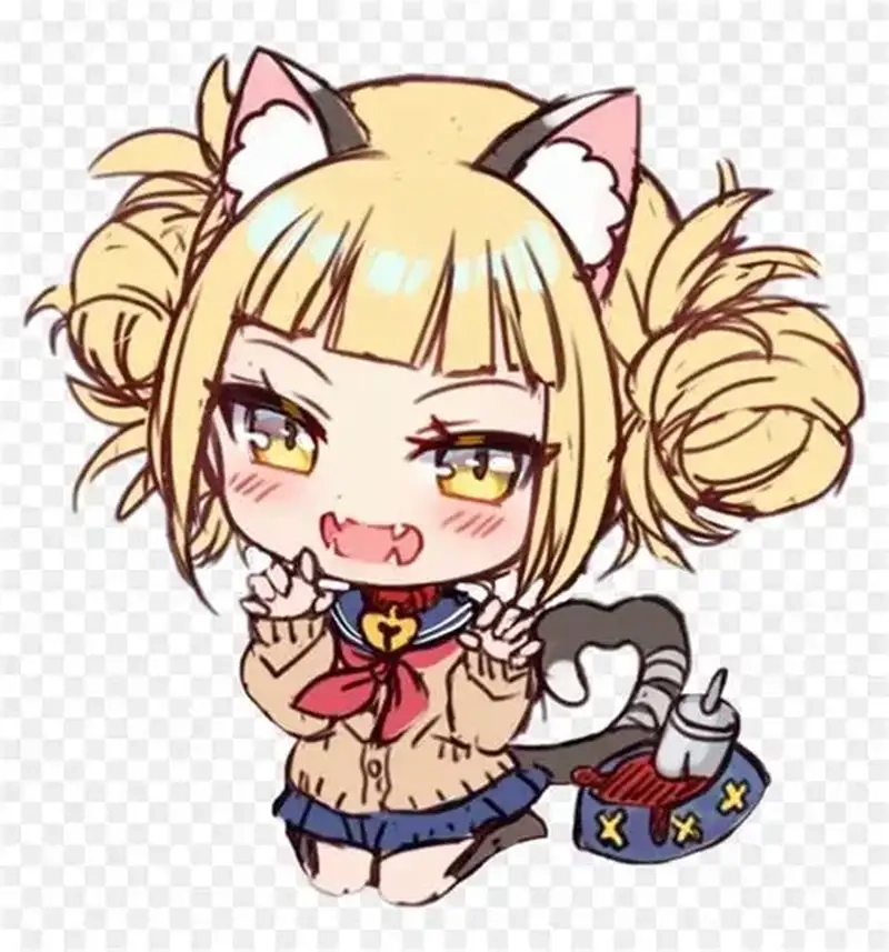 Sưu tập chibi Himiko Toga png trong suốt chất lượng cao