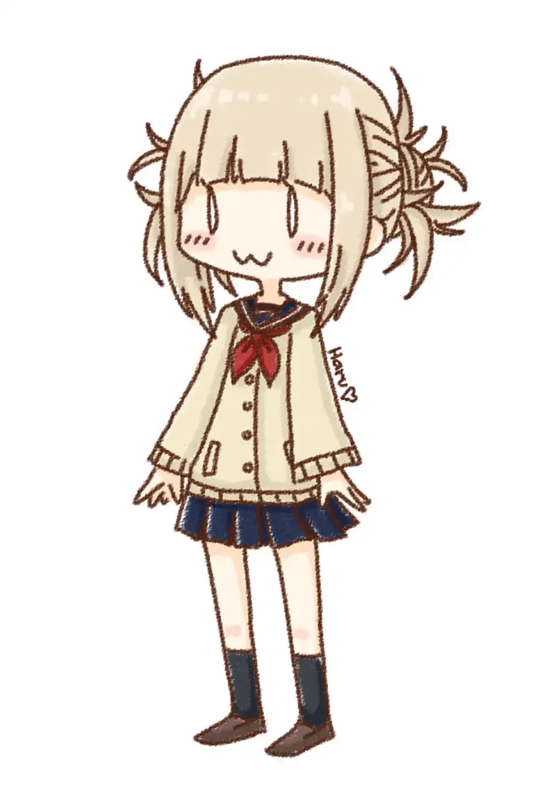 Thưởng thức hình chibi Himiko Toga dễ thương đáng yêu