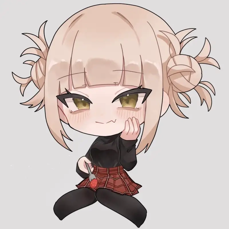 Thưởng thức chibi Himiko Toga anime sống động và cute