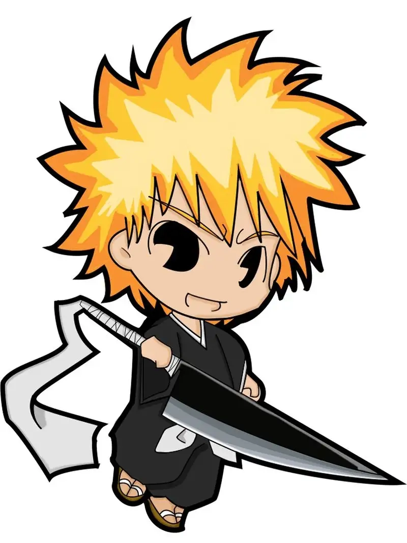 Chiêm ngưỡng Ảnh Ichigo Kurosaki chibi độc đáo