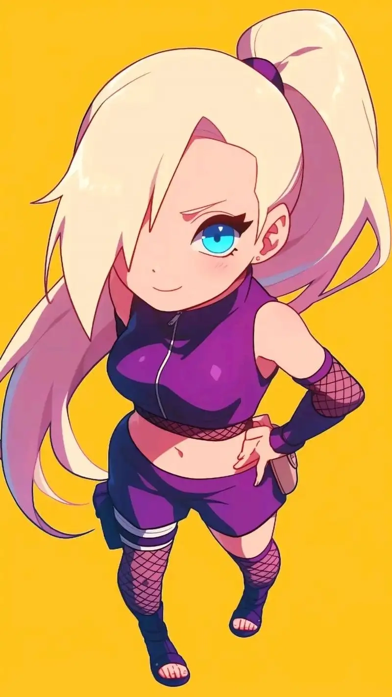 Download chibi Ino Yamanaka png chất lượng cao miễn phí