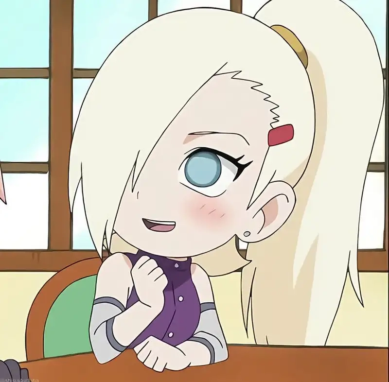 Ngắm chibi Ino Yamanaka Naruto phong cách hoạt hình tuyệt vời