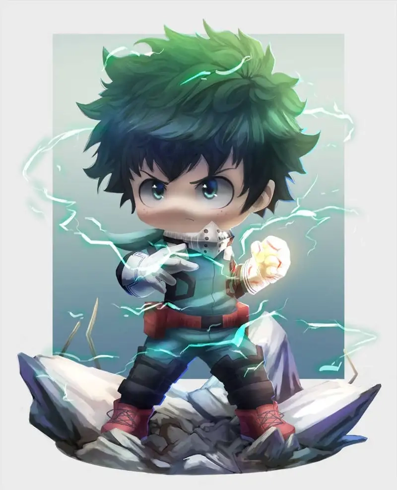 Trải nghiệm ảnh chibi Deku dễ thương xinh xắn
