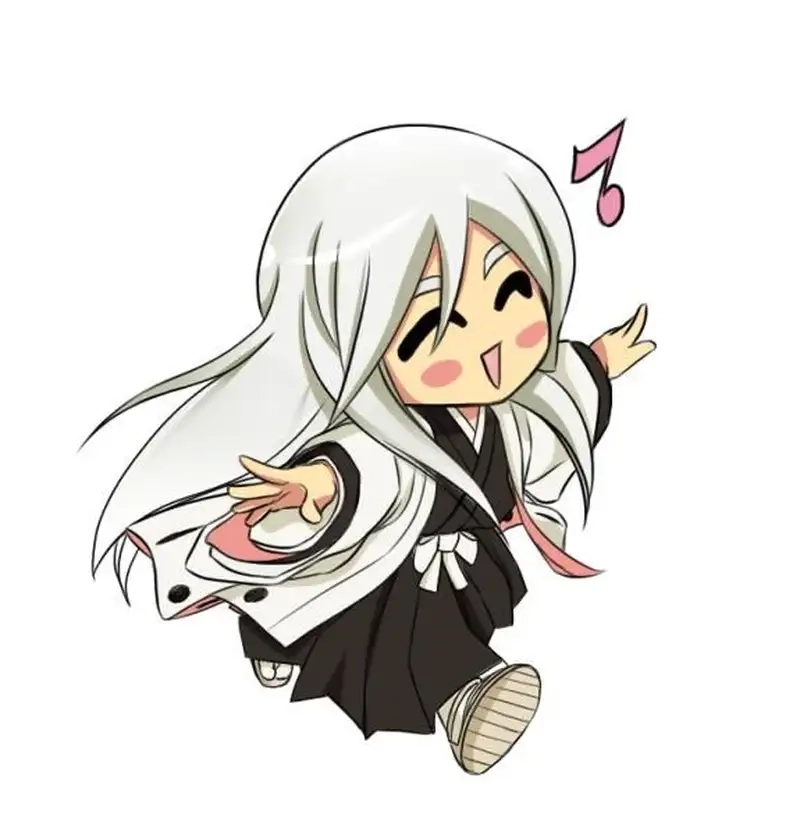 Hình nền chibi Ukitake trang trí đẹp mắt