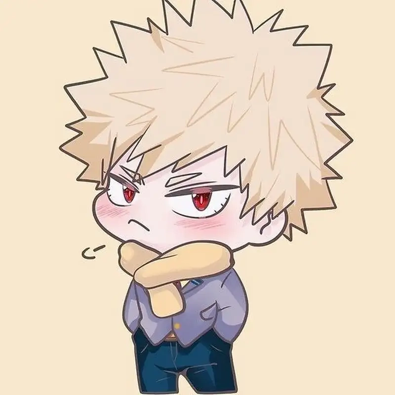 Tải về Bakugo chibi PNG miễn phí cho fan