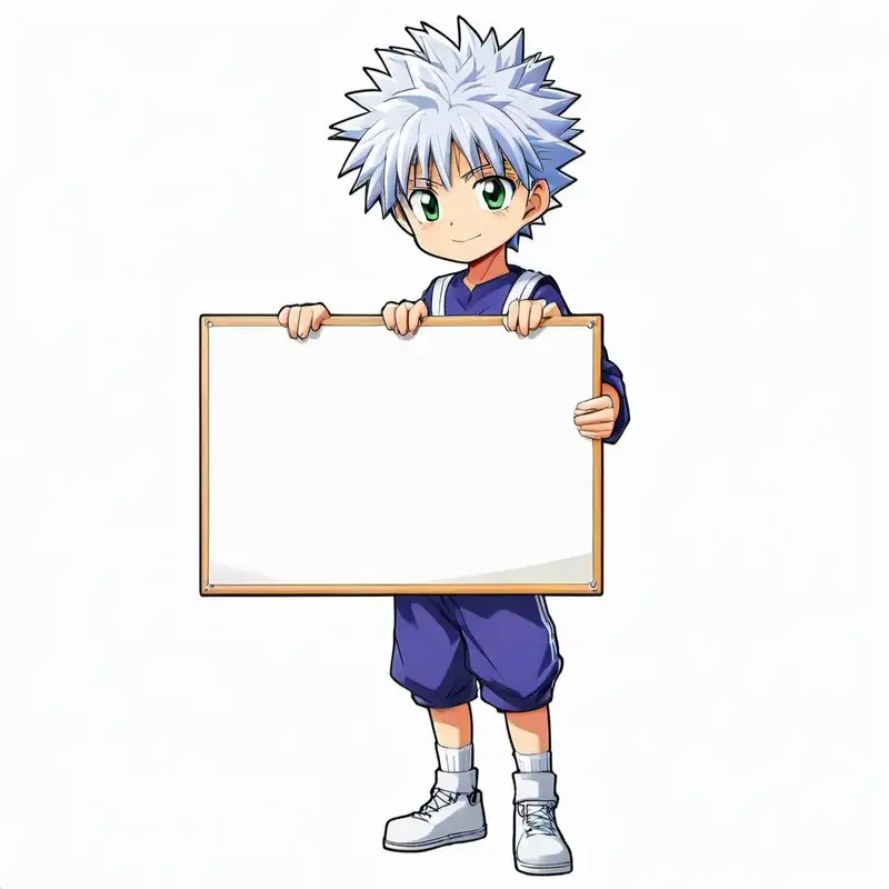 Ngắm Killua Zoldyck chibi hoạt hình vui nhộn