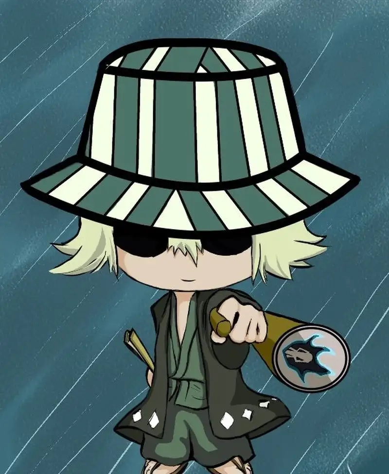 Tải wallpaper chibi Kisuke Urahara full HD