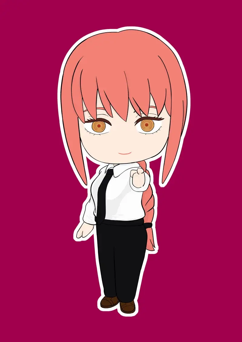 Xem Makima anime chibi dễ thương không thể bỏ qua