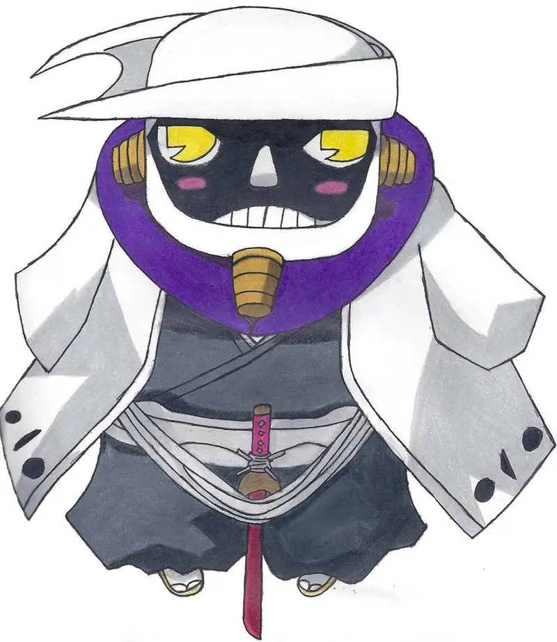 Chiêm ngưỡng fanart chibi Mayuri Kurotsuchi đẹp mắt ấn tượng