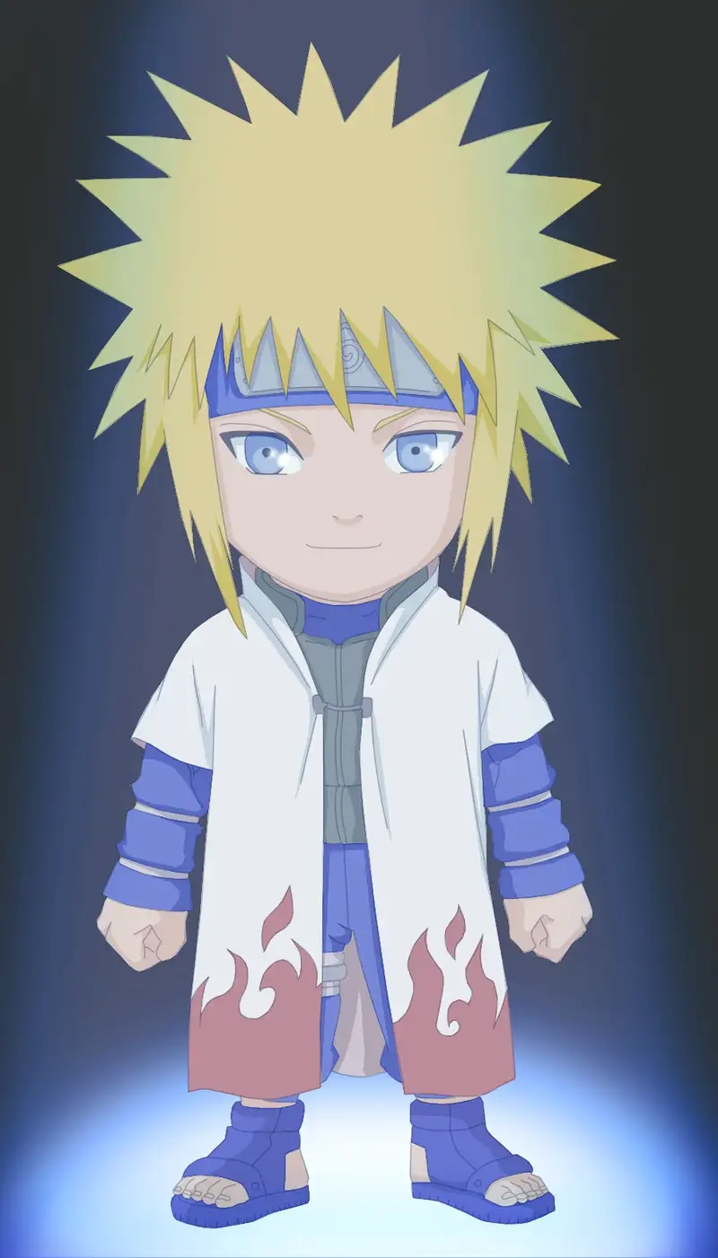 Ảnh chibi Minato Namikaze là như thế nào