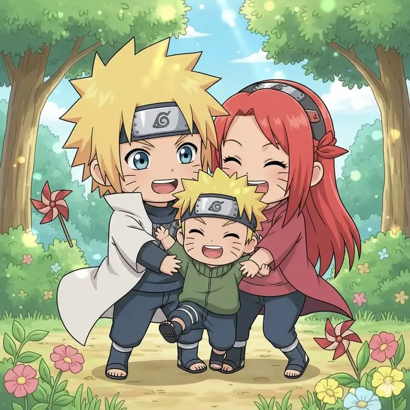 Xem Minato Namikaze chibi dễ thương đáng yêu