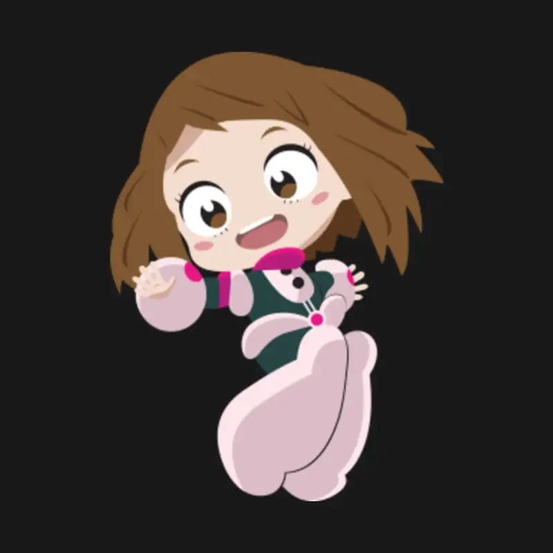 Khám phá chibi Uraraka dễ thương hút mắt