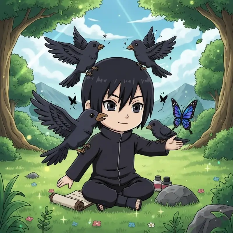 Khám phá Sai Naruto chibi cute siêu đáng yêu