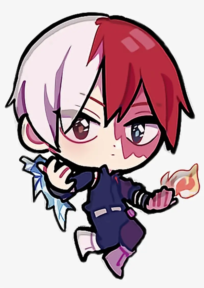 Thưởng thức Vẽ chibi Shoto Todoroki ấn tượng và sáng tạo