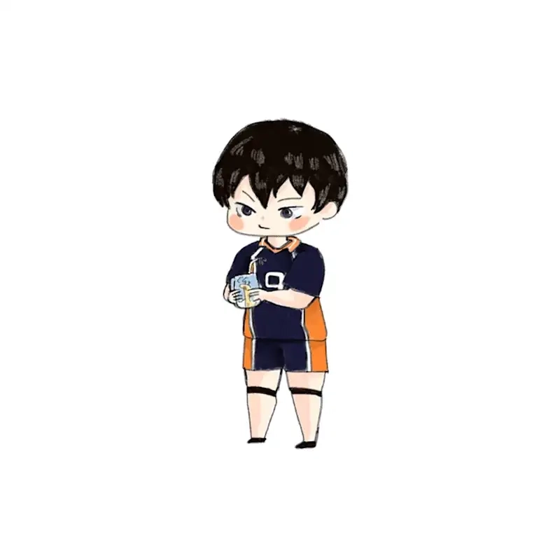 Tải ngay icon chibi Kageyama Tobio siêu cute