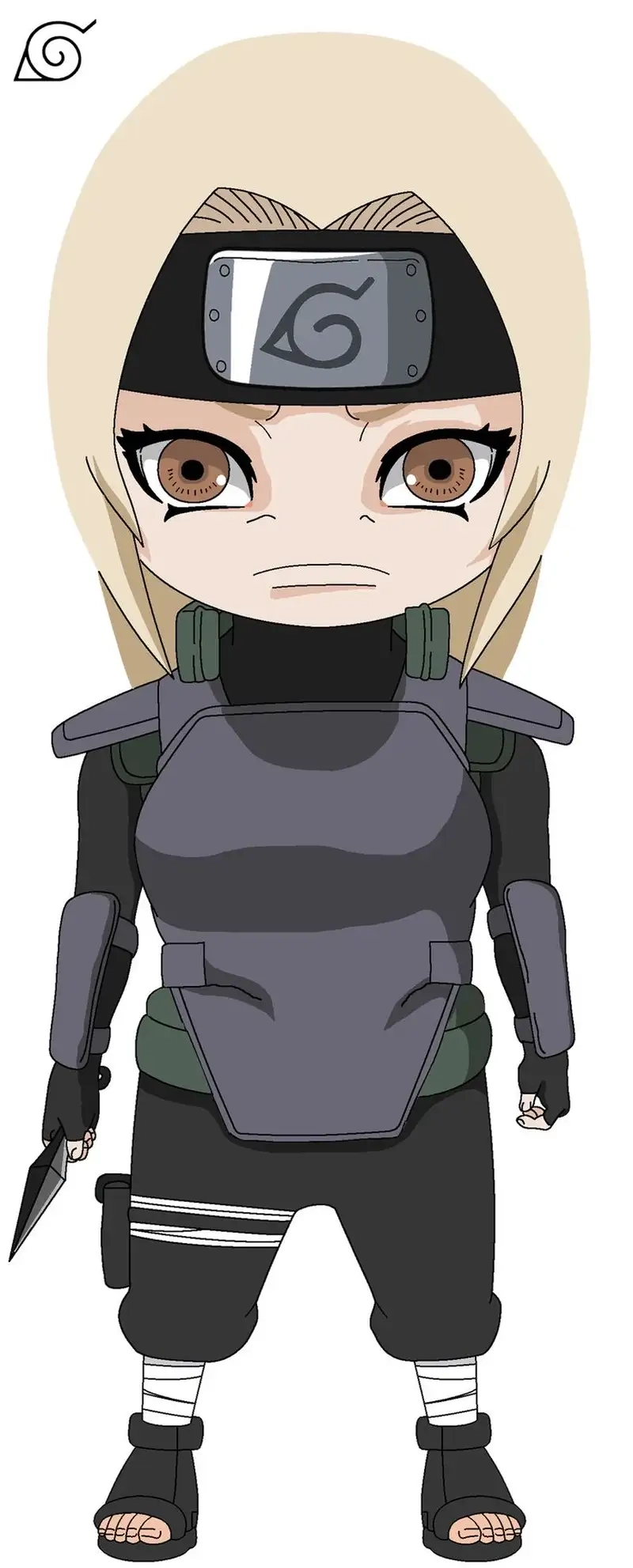 Tải ngay Tsunade chibi PNG chất lượng cao
