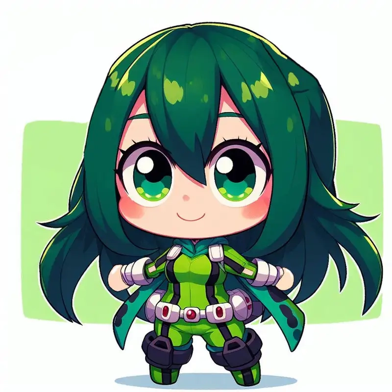 Sức hút ảnh chibi tsuyu asui như thế nào 