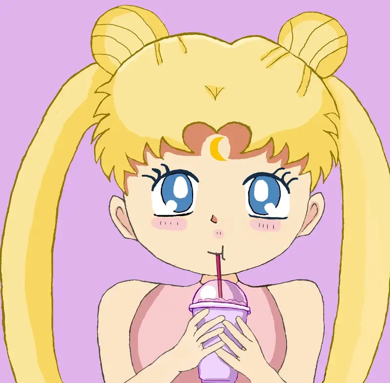 Phiên bản anime chibi của Usagi Tsukino cực đáng yêu