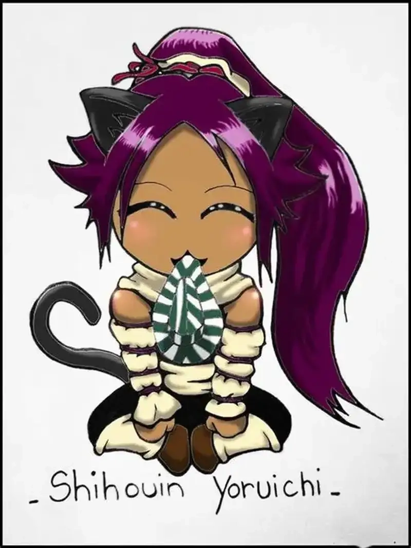 Ngắm ảnh chibi Yoruichi Shihōin cực cute
