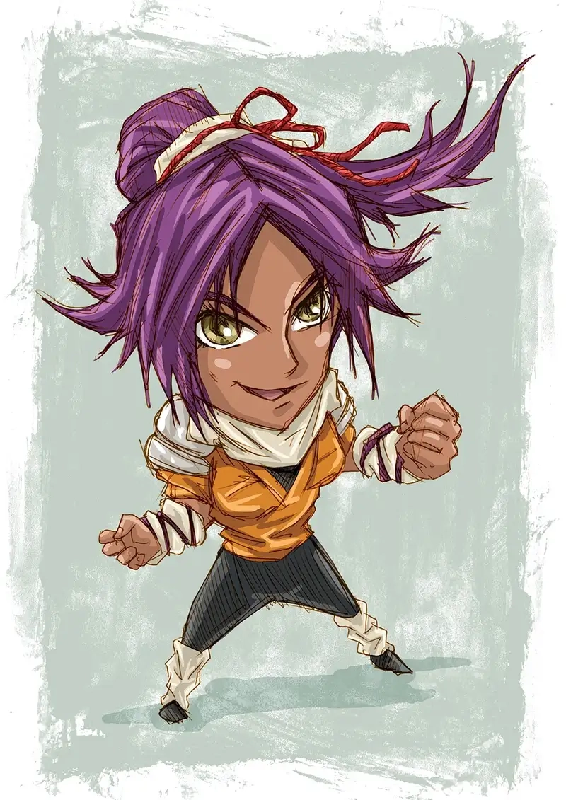Xem Yoruichi Shihōin chibi hoạt hình vui nhộn