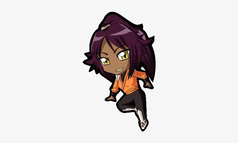 Khám phá hình chibi Yoruichi Bleach cực sống động