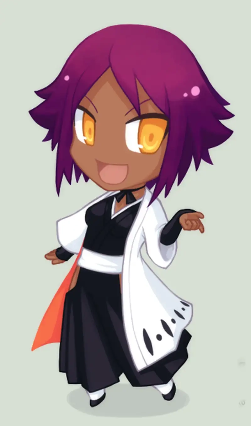 Thưởng thức ảnh chibi Yoruichi Shihōin dễ thương
