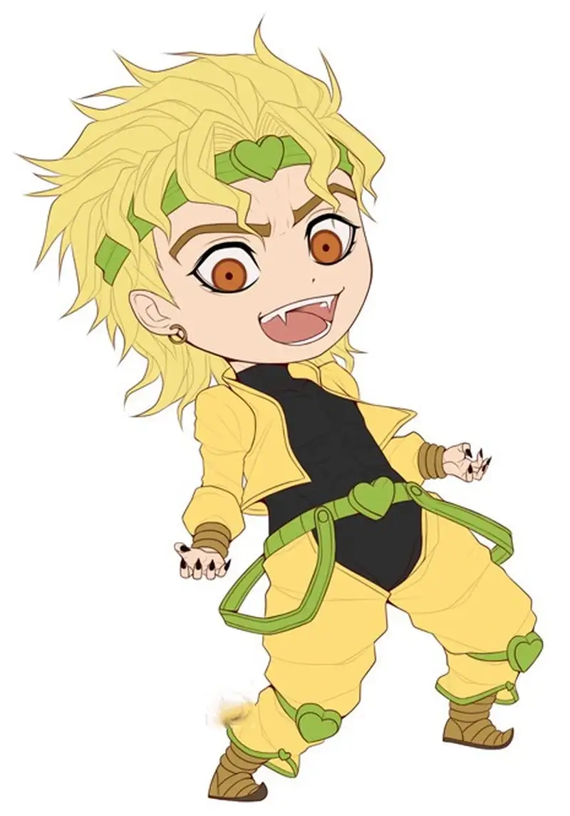 Tải ngay ảnh chibi Dio Brando chất lượng cao để sưu tầm