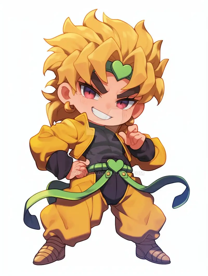 Ngắm nhìn chibi Dio Brando cute khiến fan mê mẩn