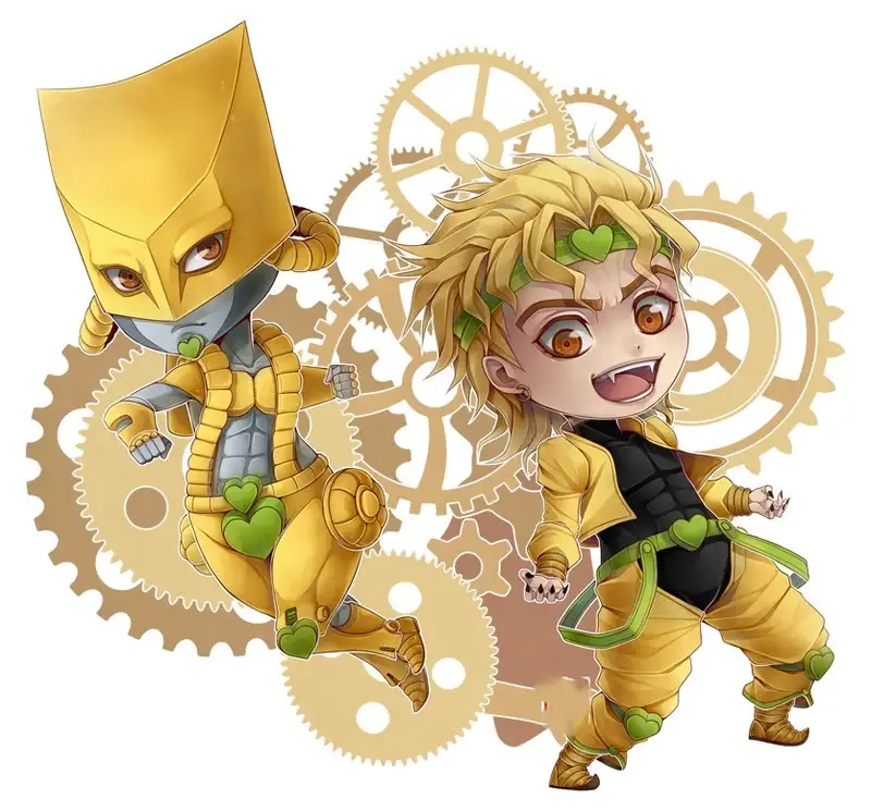 Xem ngay fanart chibi Dio Brando sáng tạo và đẹp mắt