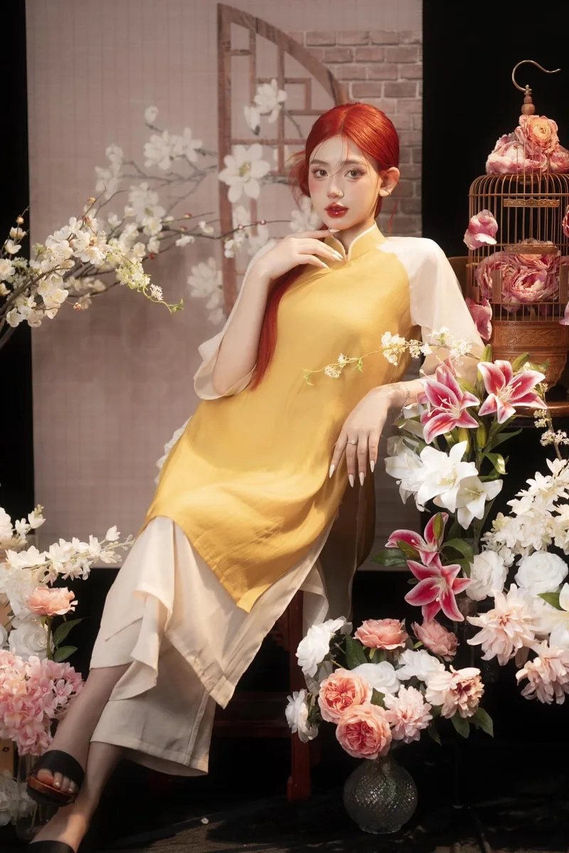 Say đắm trước nét dịu dàng của Hình ảnh cô gái mặc áo dài đẹp