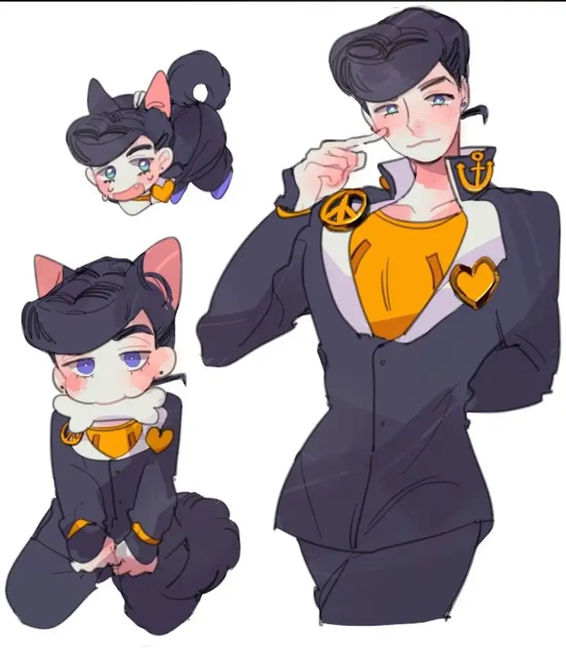 Thả tim cho Josuke chibi cute ngộ nghĩnh