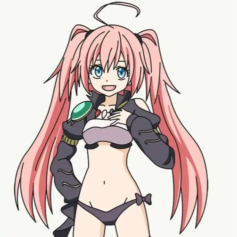 Tải chibi Milim Nava PNG không nền miễn phí