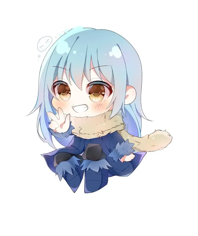 Trang trí màn hình bằng hình nền Rimuru chibi xinh