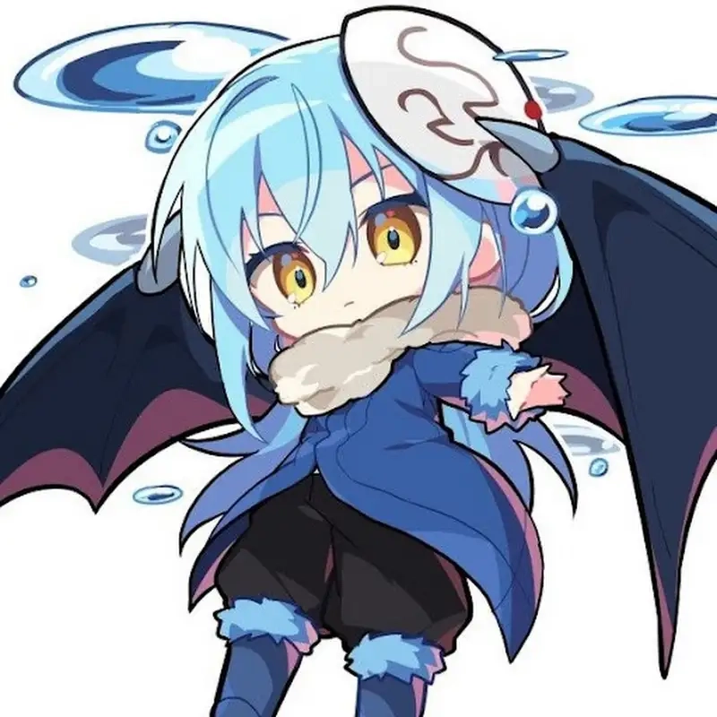 Đổi phong cách với avatar Rimuru chibi đẹp