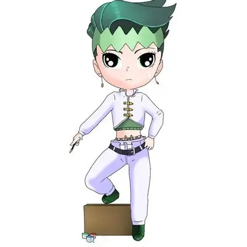 Siêu dễ thương với Rohan Kishibe cute chibi