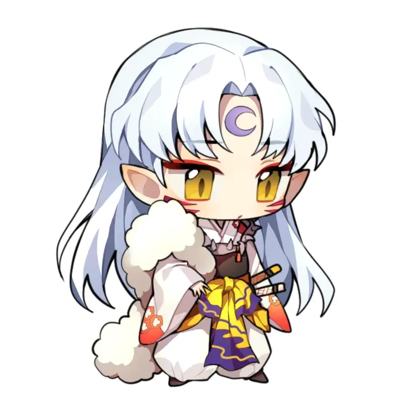 Tải hình nền Sesshomaru chibi đầy màu sắc sinh động