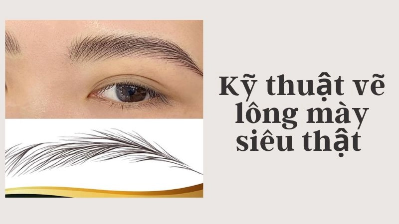 Kỹ thuật vẽ lông mày siêu thật chỉ với 4 bước đơn giản