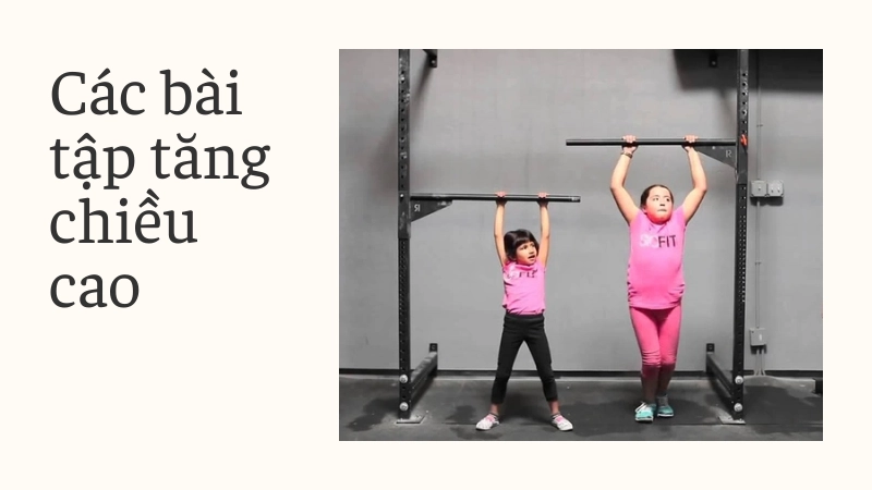 Bài tập đu xà đơn kích thích tăng trưởng chiều cao nam nữ