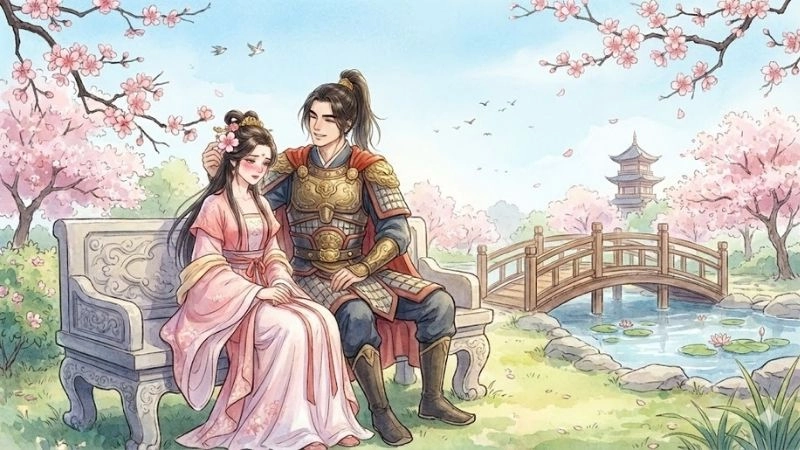 Minh nguyệt chiếu cửu châu trái tim hai người khẽ chạm vào nhau